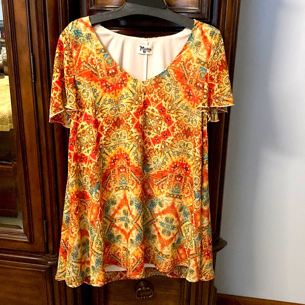 Show Me Your Mumu dress, lined, size large